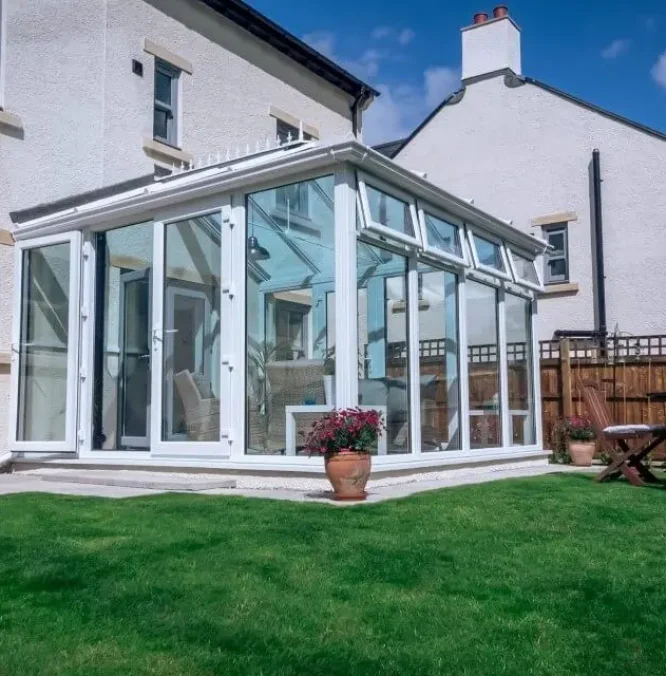 glass extension room